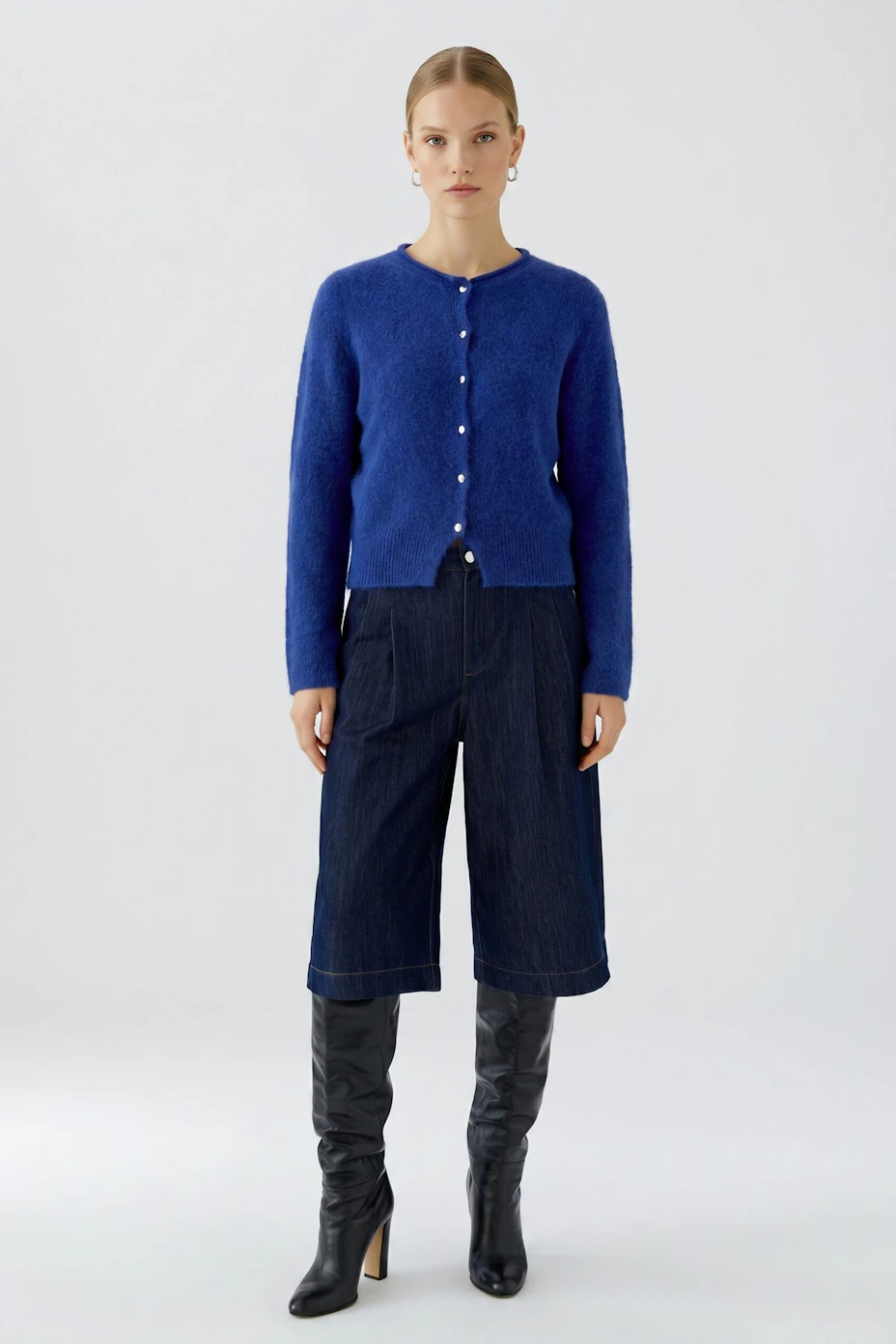 Cardigan - royal blue