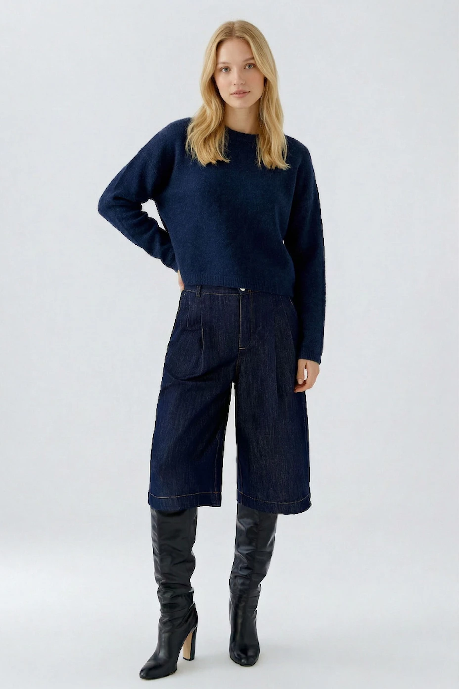 NILA Pullover - darkblue