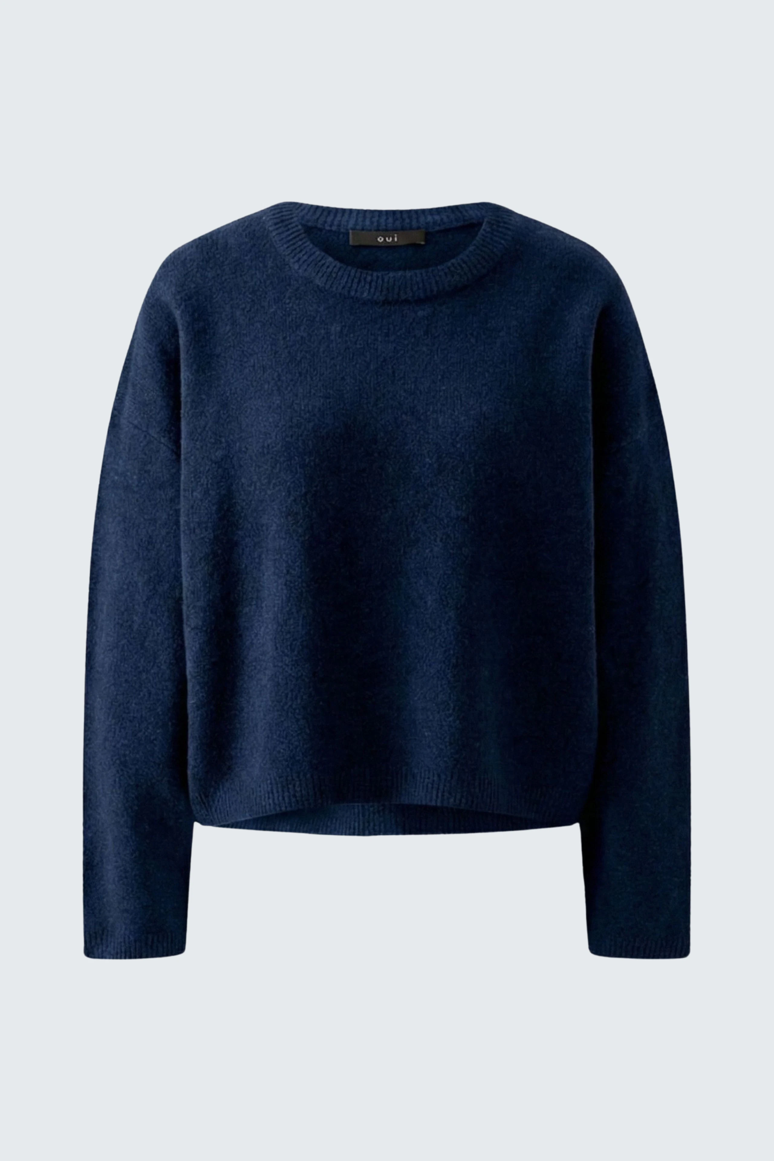 Image 3 of NILA pullover - darkblue in darkblue | Oui