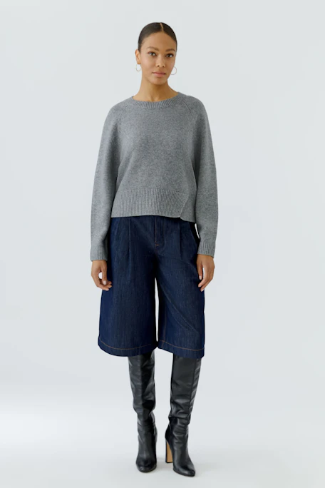 Pullover - steel grey
