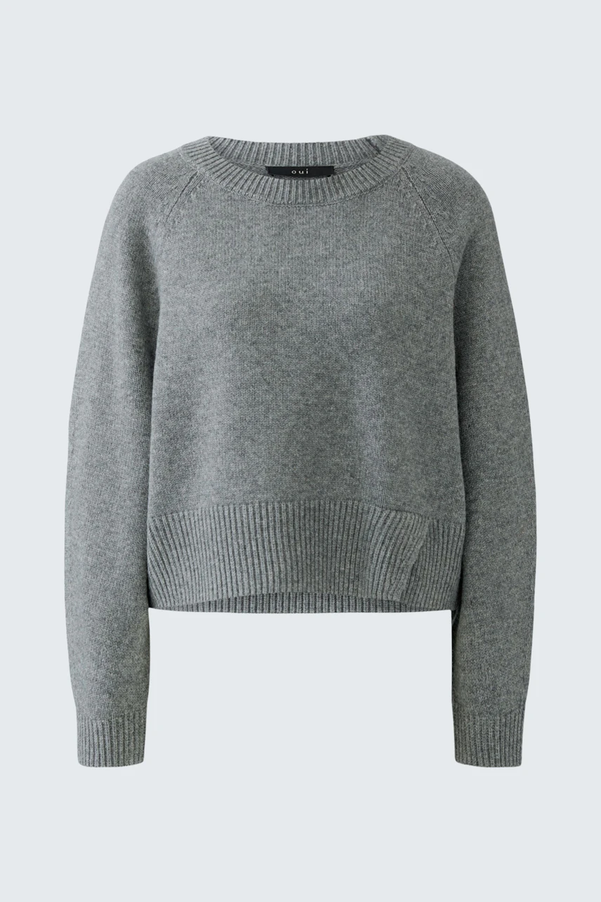 Image 6 of pullover - steel grey in steel grey | Oui