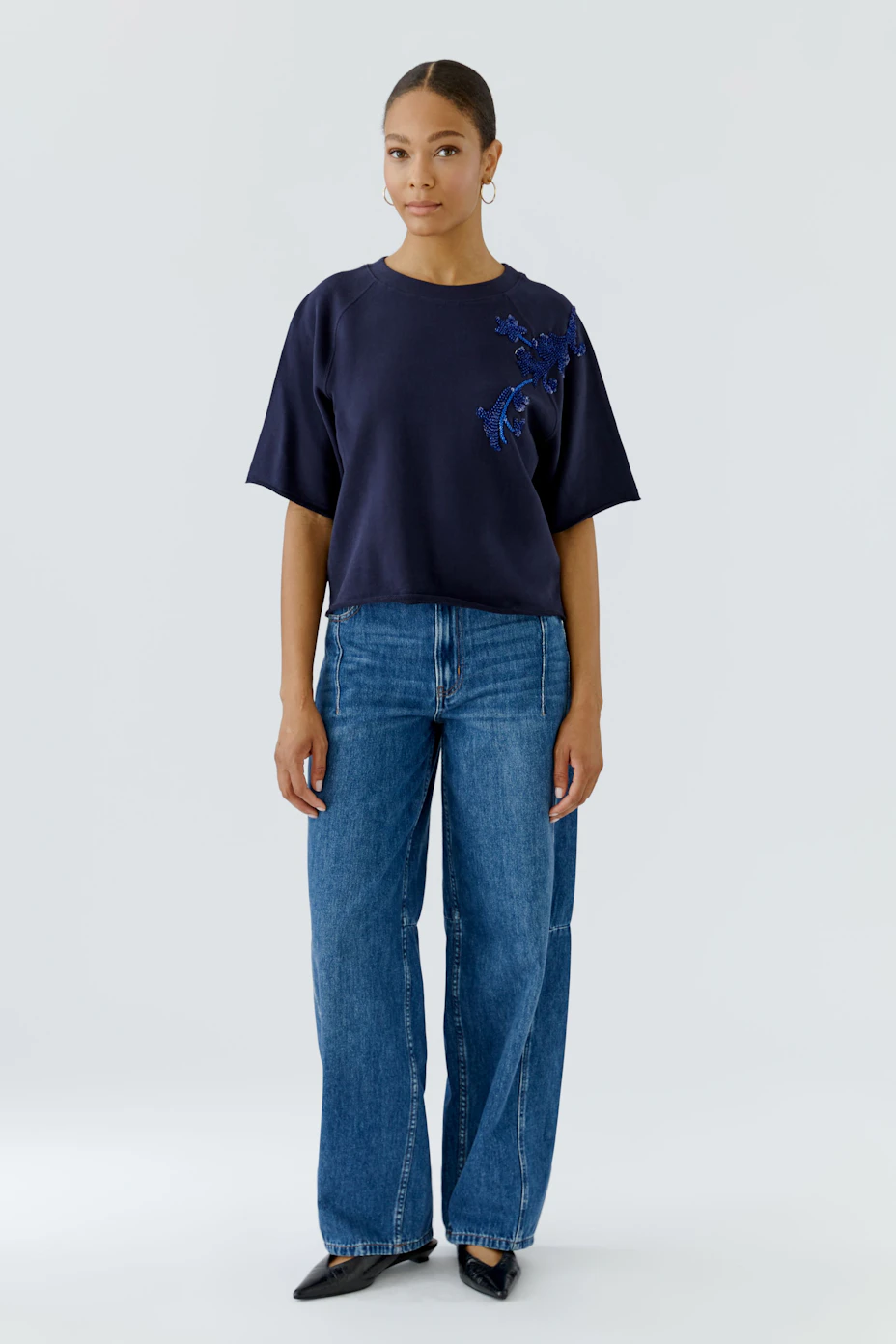 Sweatshirt - darkblue