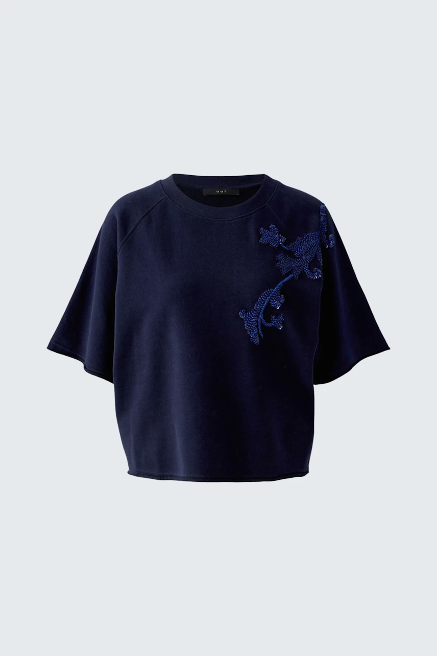 Image 6 of Sweatshirt - darkblue in darkblue | Oui