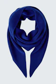 Triangle scarf - royal blue