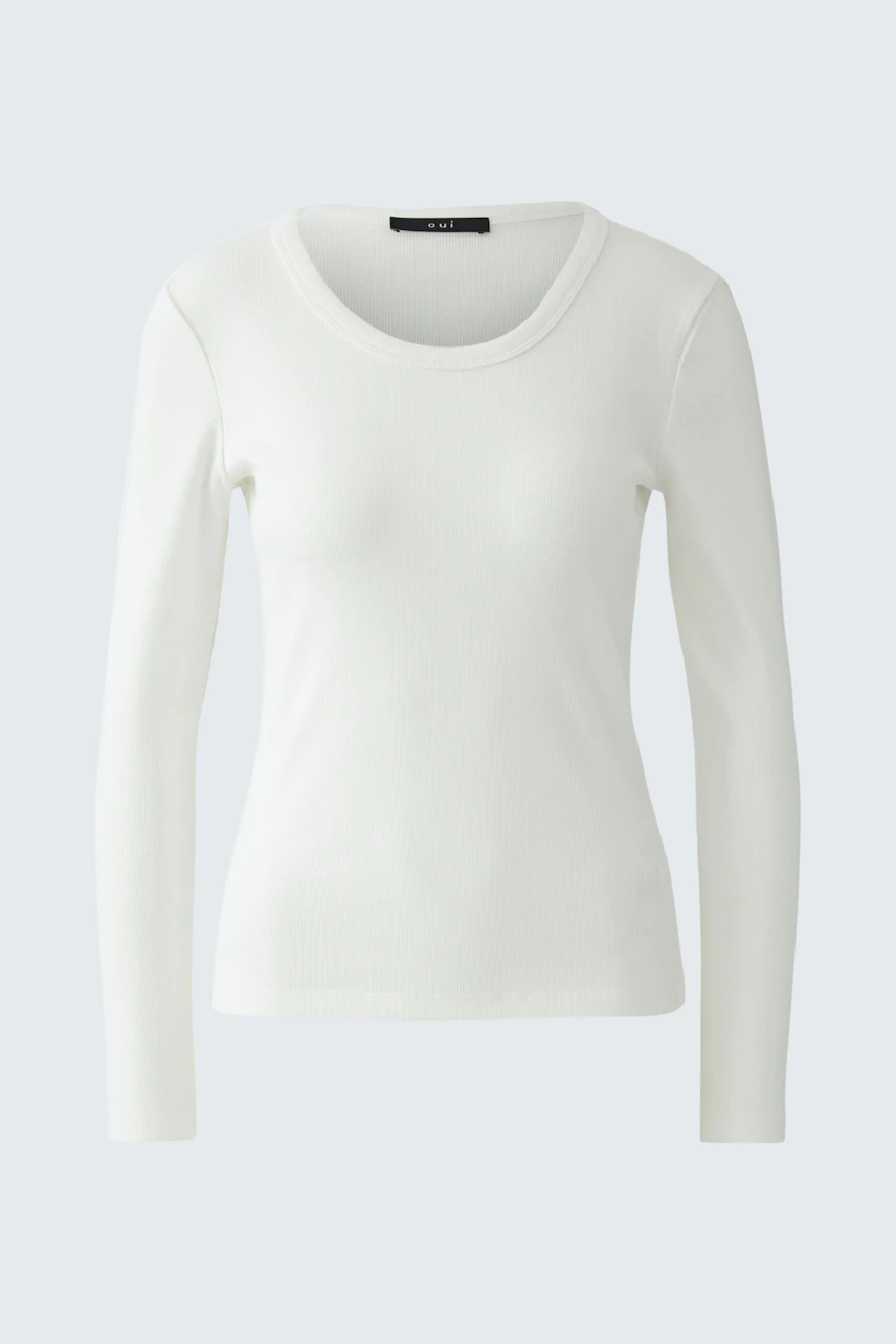 Bild 4 von Langarmshirt - cloud dancer in cloud dancer | Oui