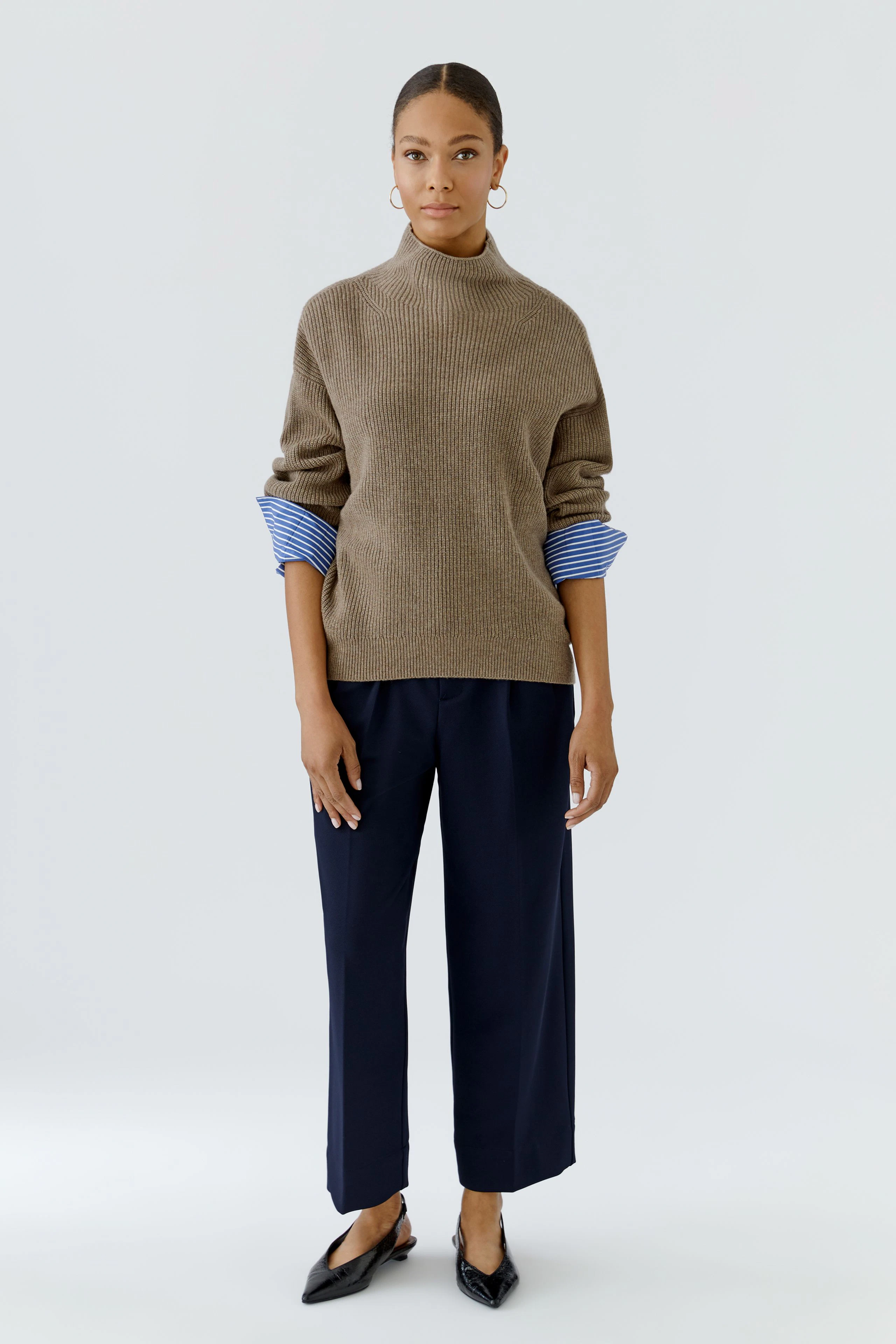 Bundfaltenhose - darkblue