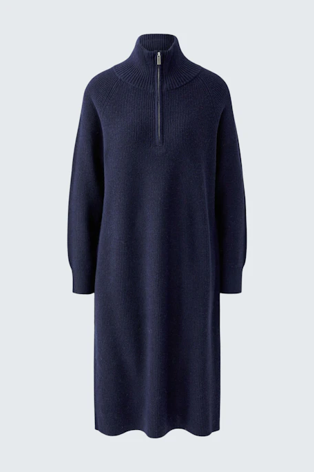 Knitted dress - darkblue