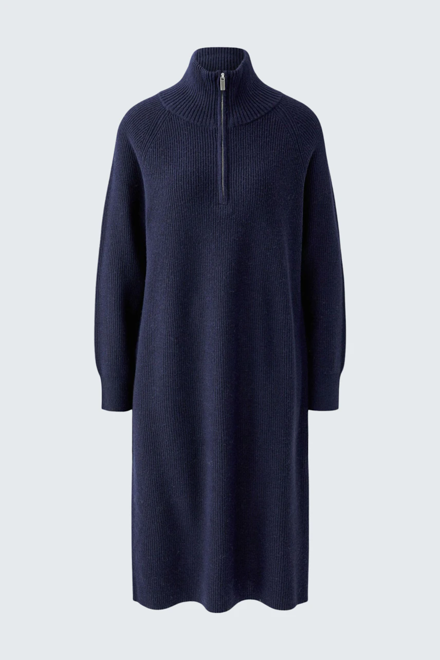 Image 5 of Knitted dress - darkblue in darkblue | Oui