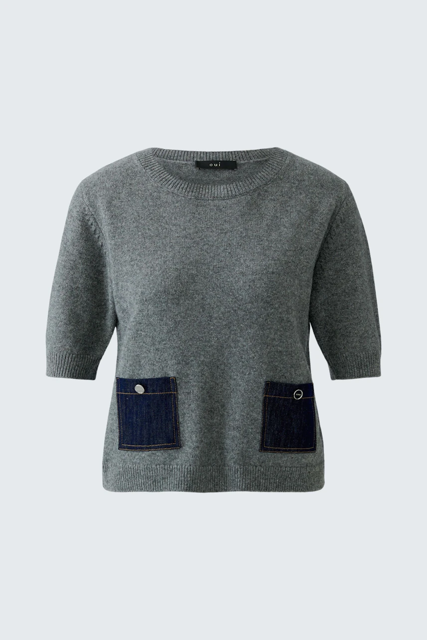Image 6 of pullover - grey in grey | Oui