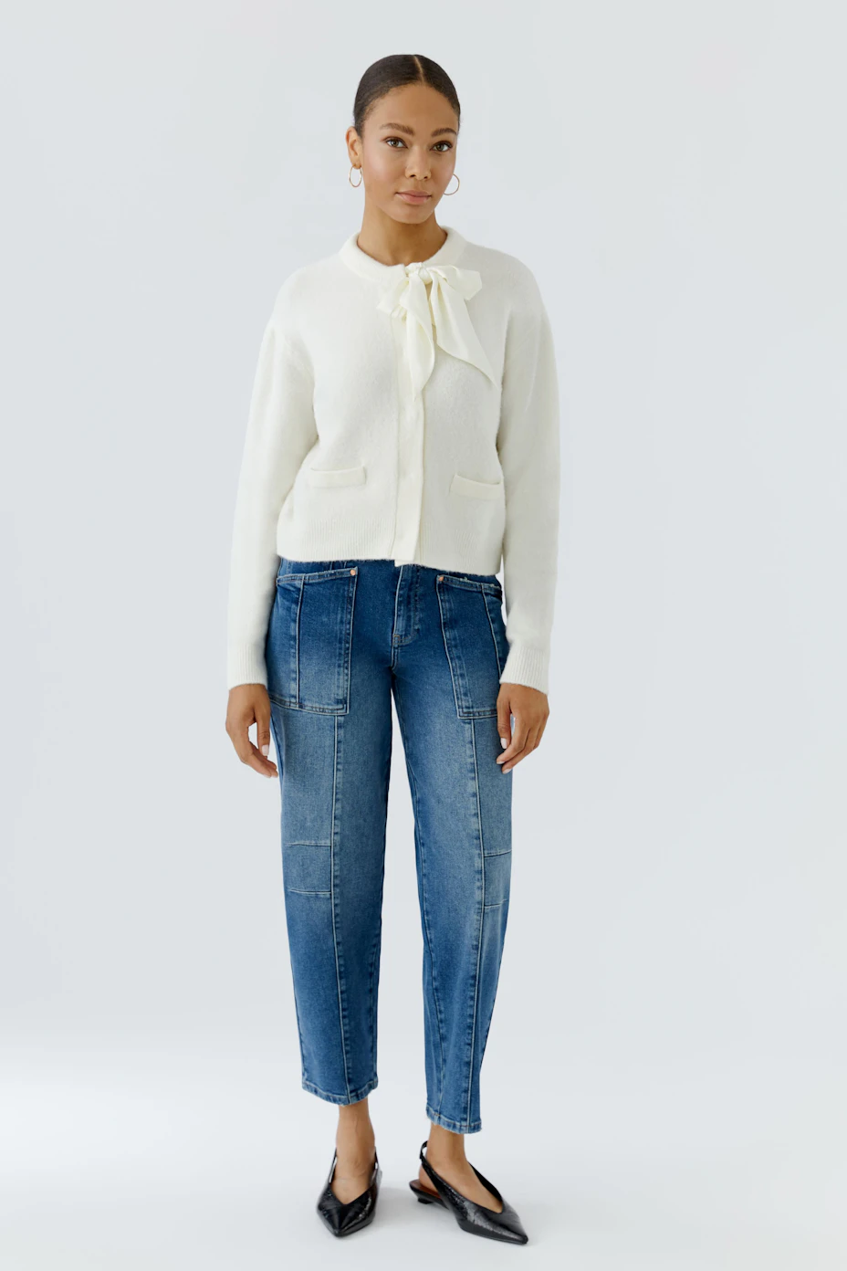 Knit jacket - gardenia