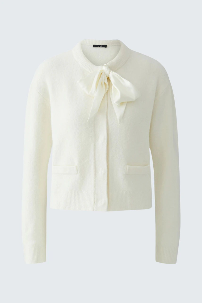 Image 6 of Knit jacket - gardenia in gardenia | Oui