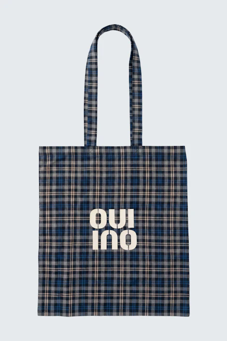 Bag - darkblue camel