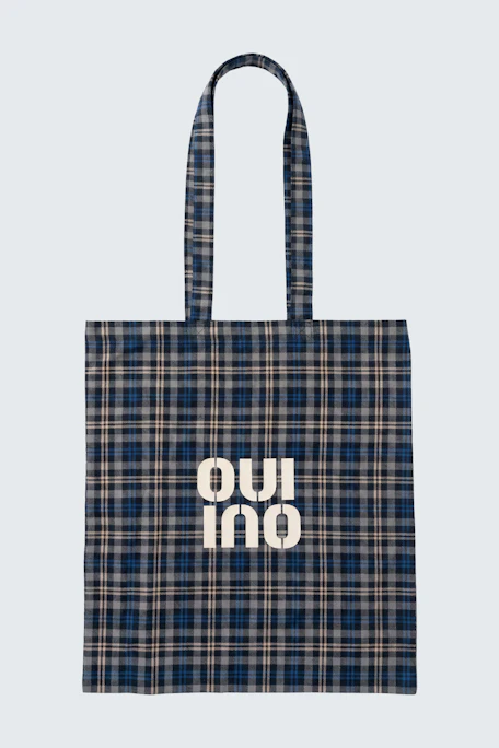 Bag - darkblue camel