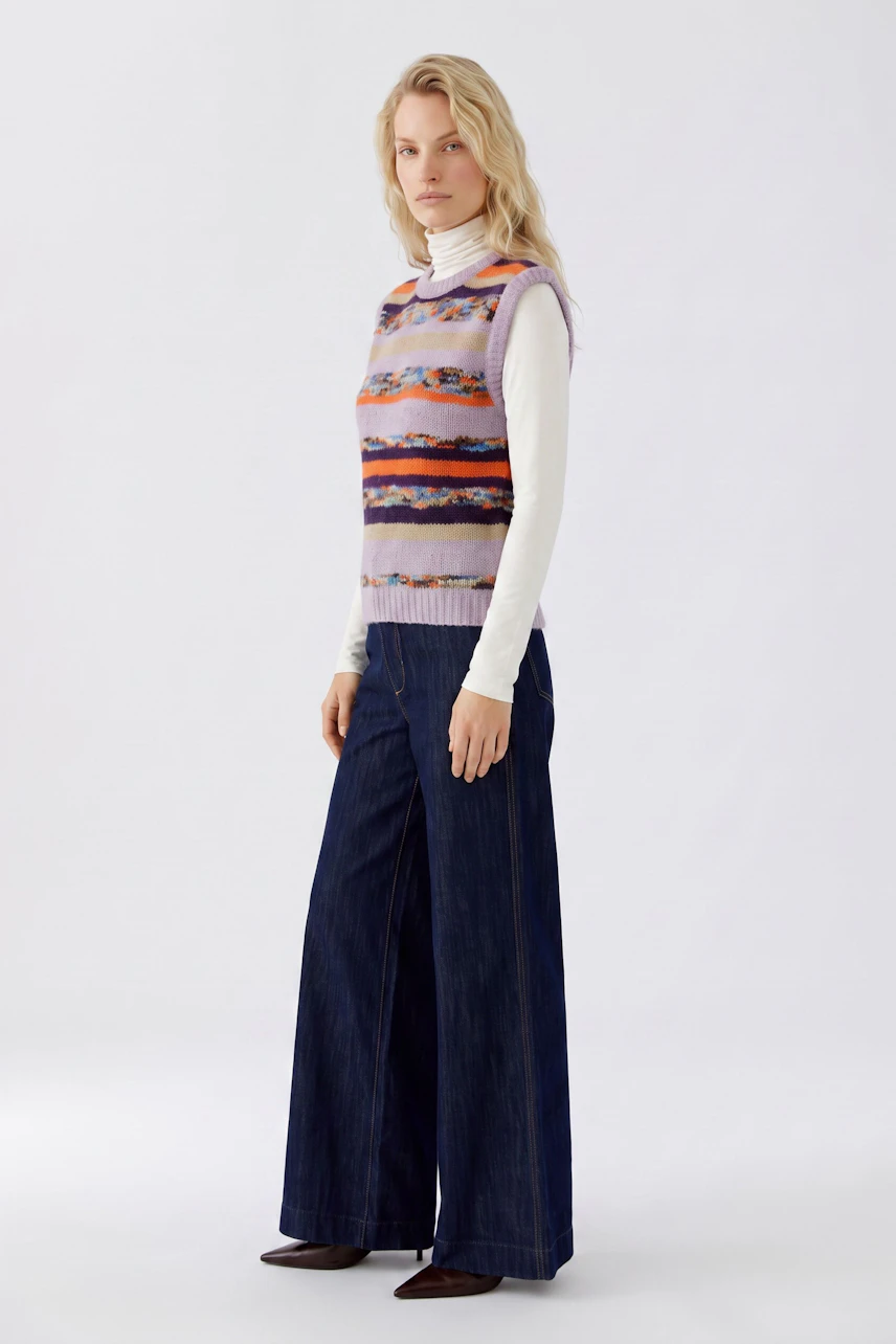 Image 5 of Pullunder - lilac camel in lilac camel | Oui