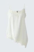 Satin top - gardenia