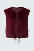 Faux fur vest - bramble berry