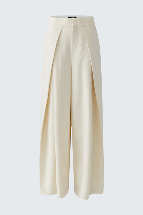 Pleat-front trousers - whitecap gray