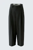 Pleat-front trousers - grey