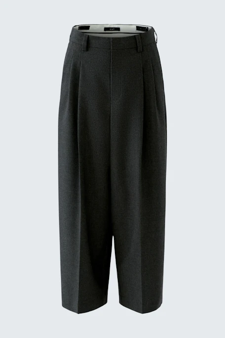 Bundfaltenhose - grey