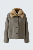 Jacke - taupe mel