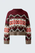 Pullover - darkred taupe