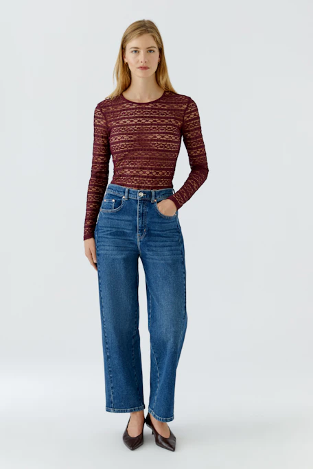 Long sleeve shirt lace - bramble berry