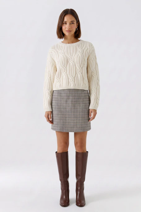 Miniskirt - lightstone grey