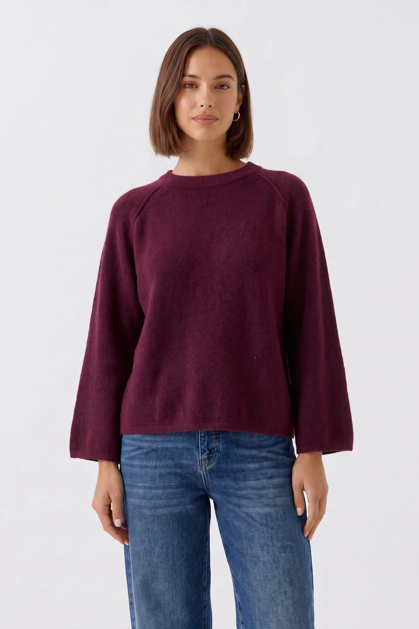 Image 2 of Pullover - bramble berry in bramble berry | Oui