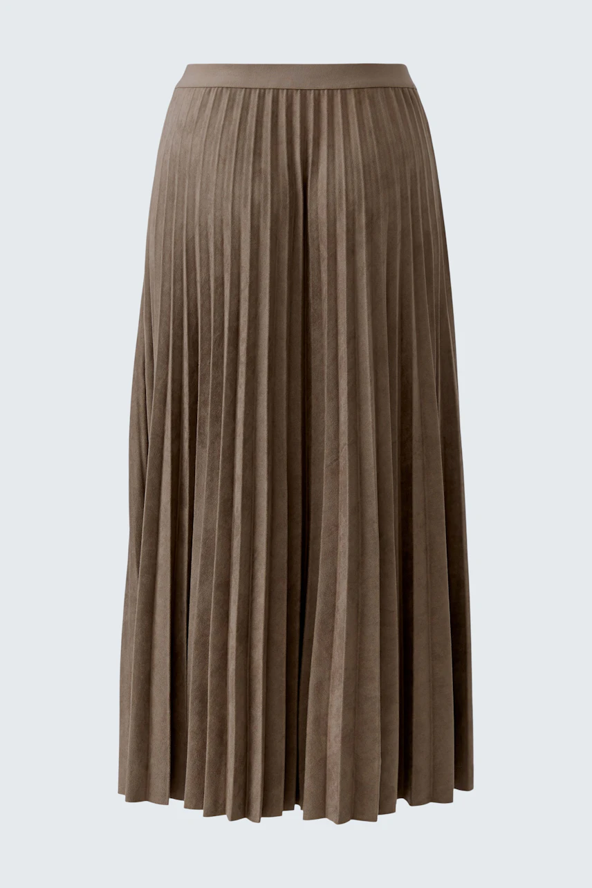 Bild 2 von Plisseerock - dark brown in dark brown | Oui