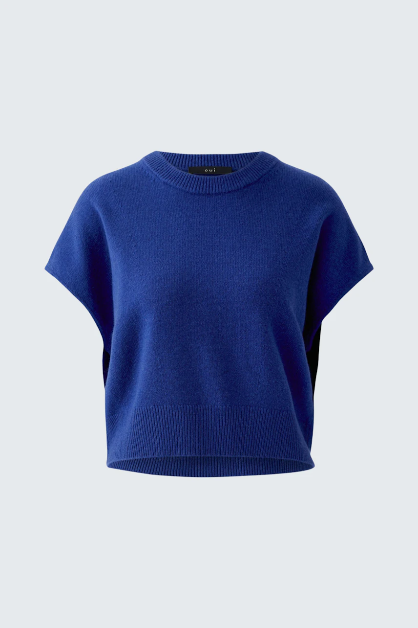 Image 4 of pullover - royal blue in royal blue | Oui