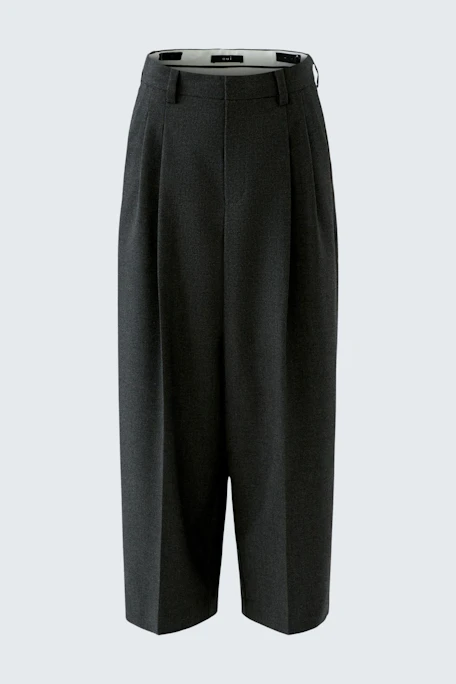 Bundfaltenhose - grey