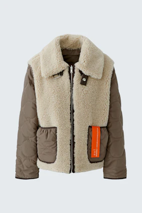 Wendejacke - lightbrown stone