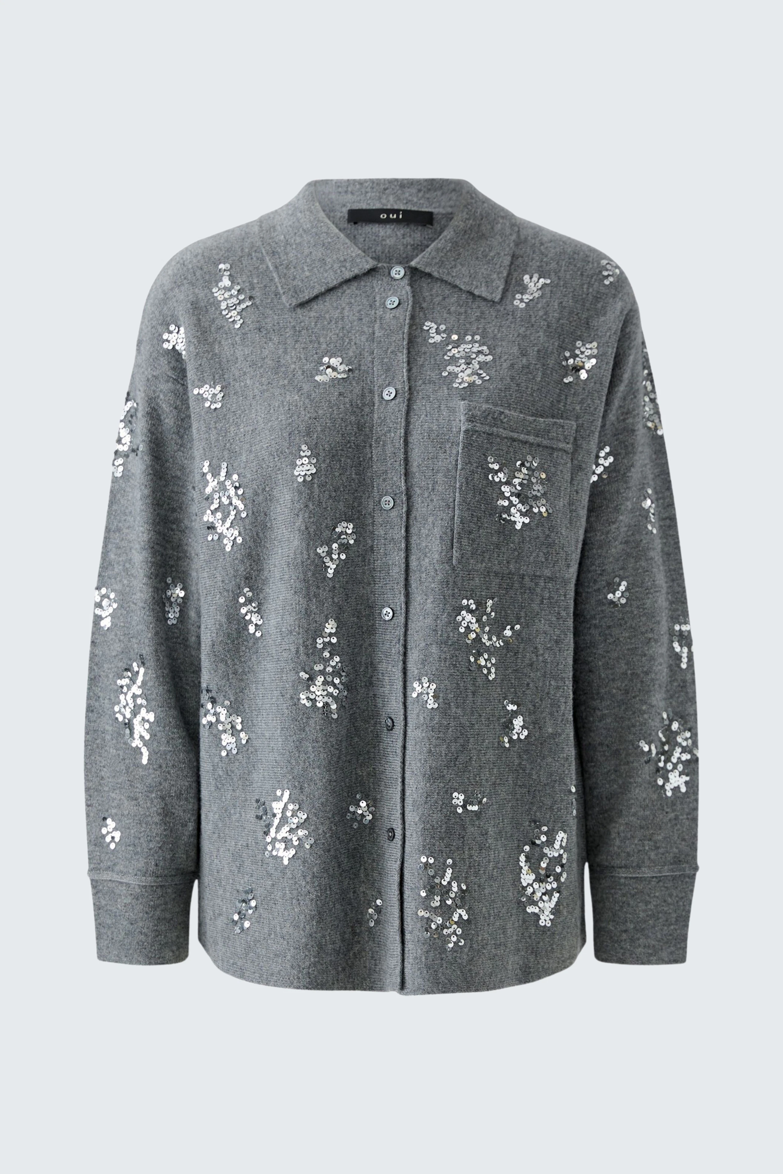 Strickjacke - grey