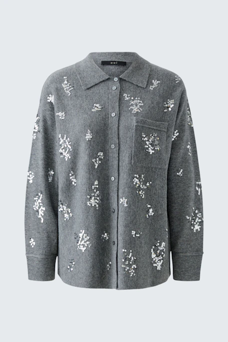 Strickjacke - grey