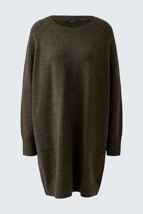 Knitted dress - taupe mel