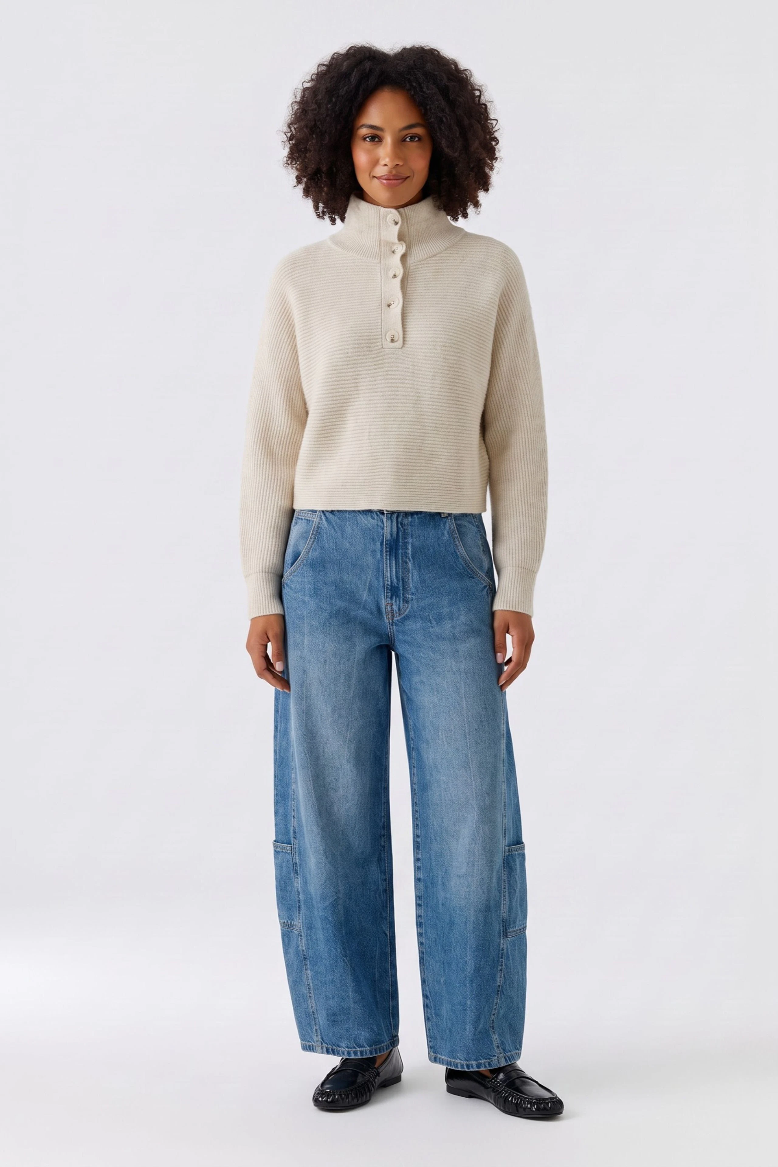 Pullover - light beige mel