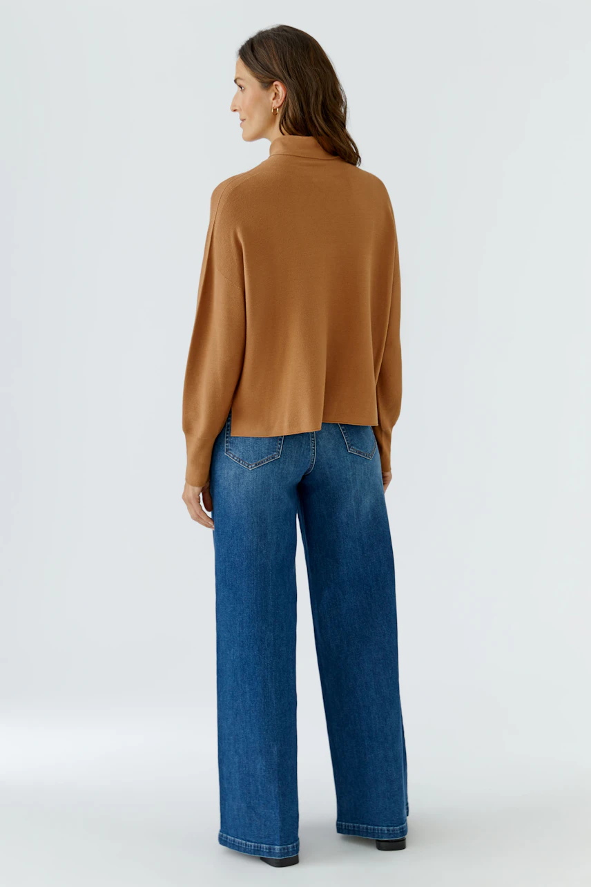 Image 3 of Pullover - light rosewood in light rosewood | Oui