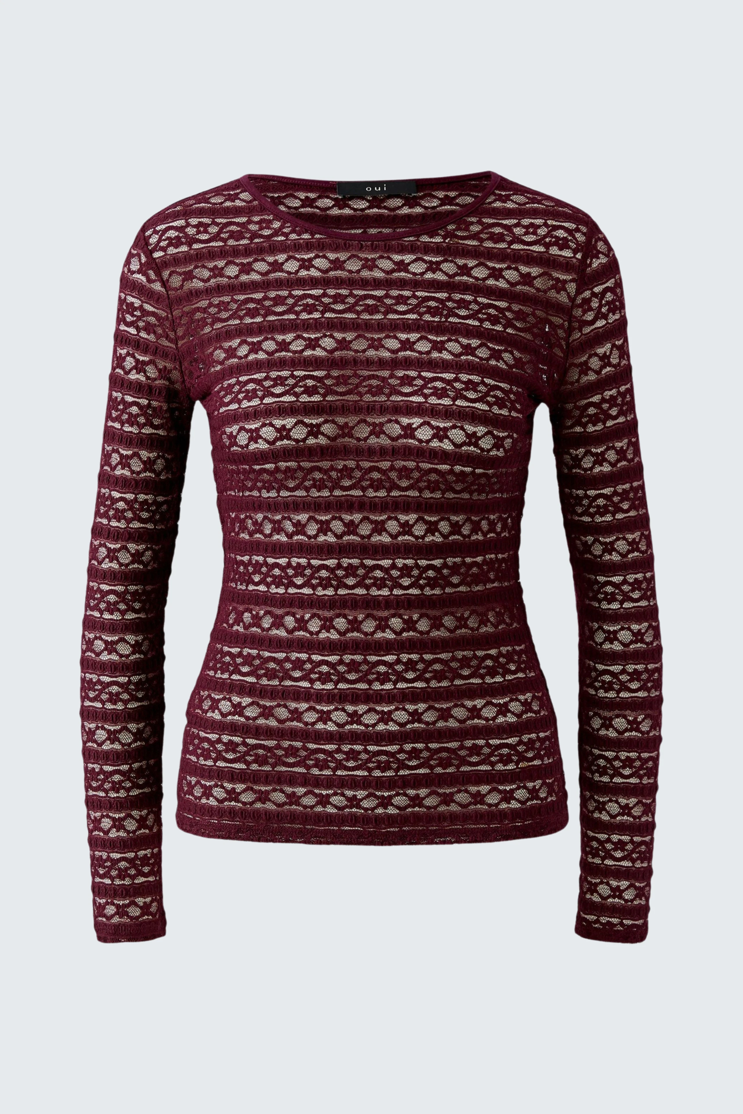 Long-sleeve shirt lace - bramble berry