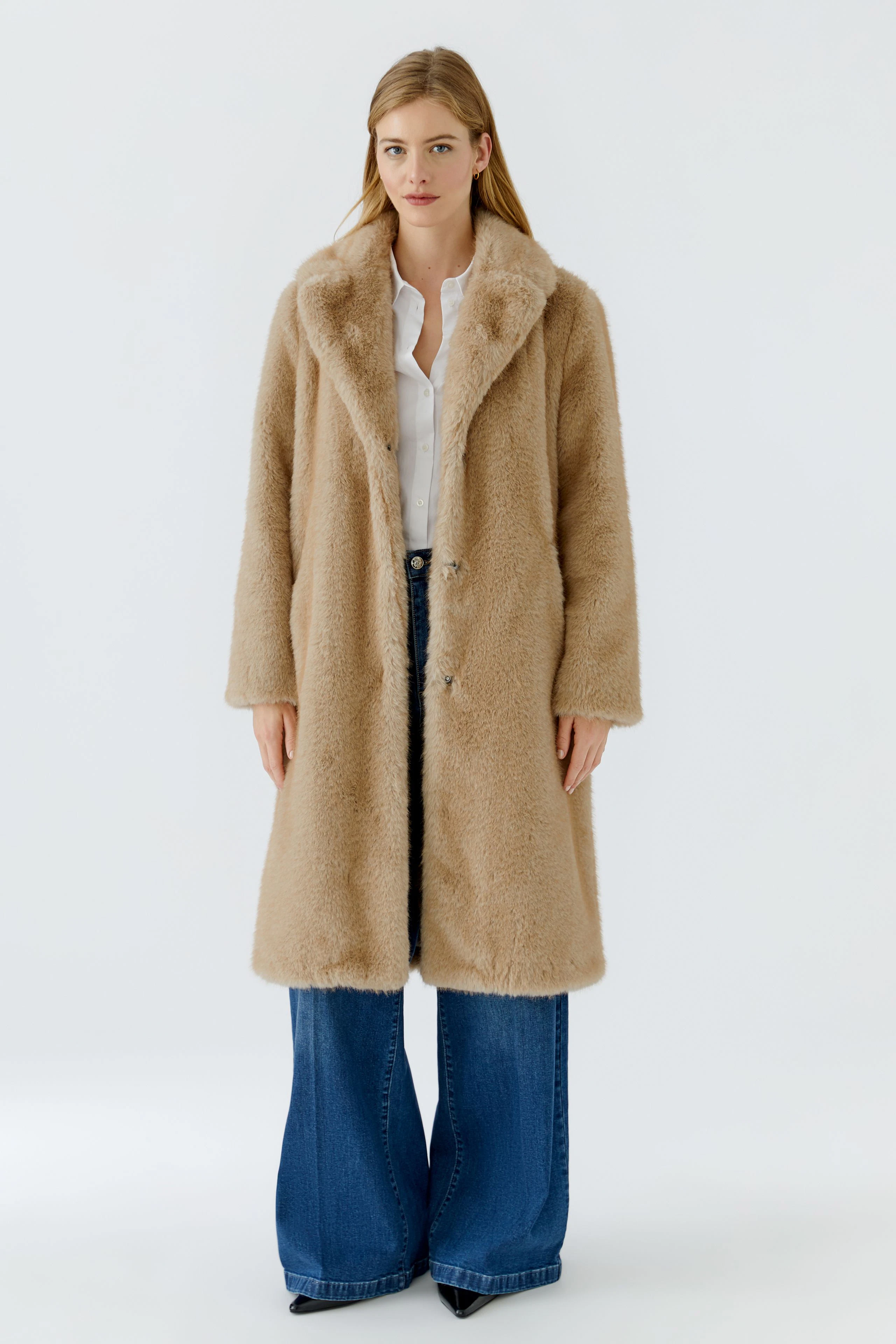 Winter coat - light stone