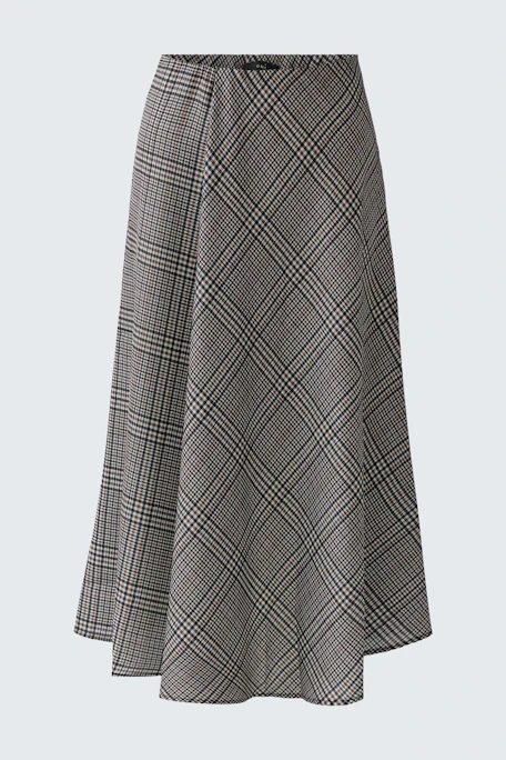 Midi skirt - offwhite brown
