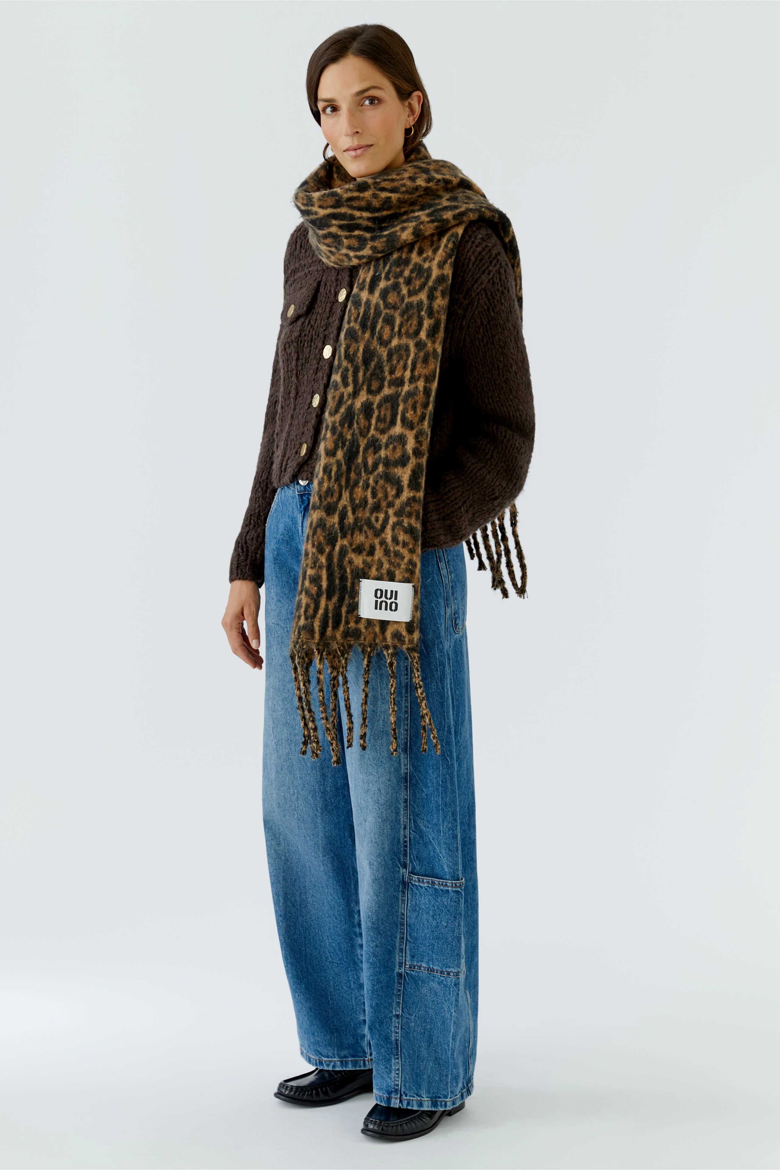 Schal - camel grey
