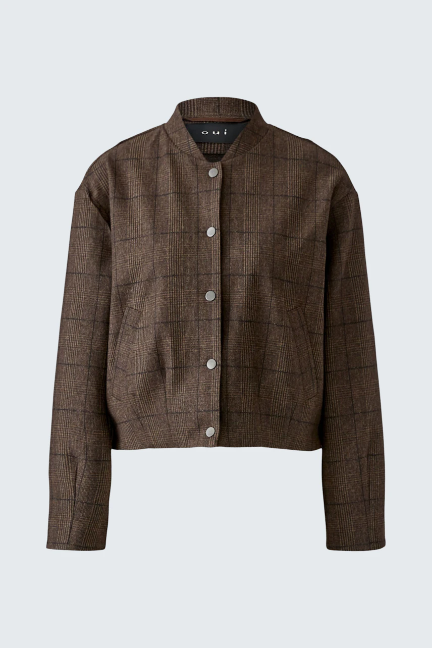 Image 6 of Blouson - brown dkbrown in brown dkbrown | Oui