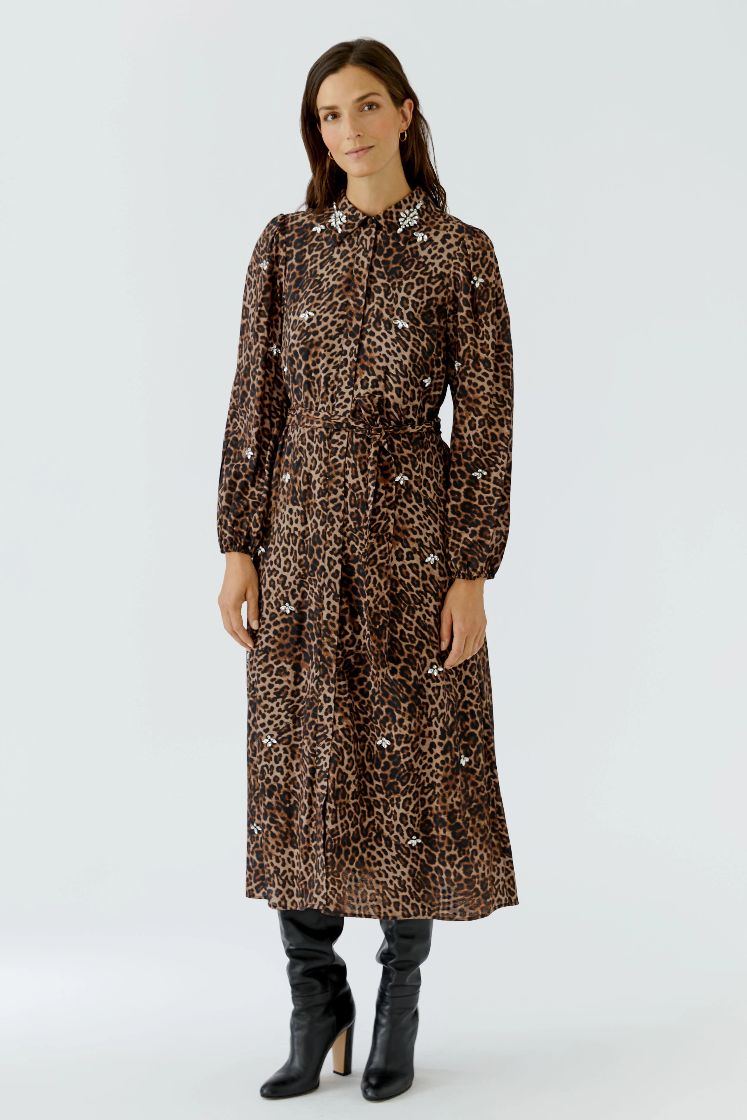 Maxikleid - camel grey