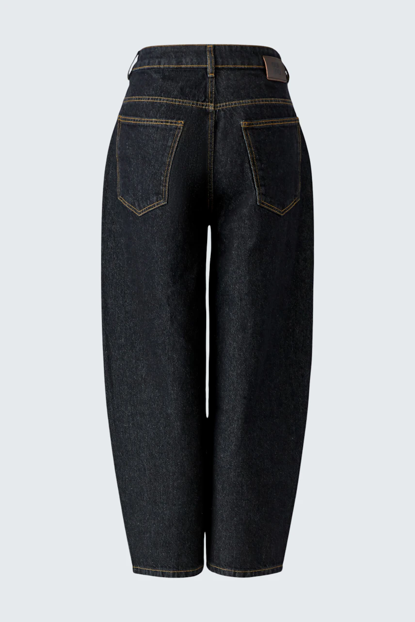 Bild 6 von Jeans THE CROPPED BARREL - darkgrey denim in darkgrey denim | Oui