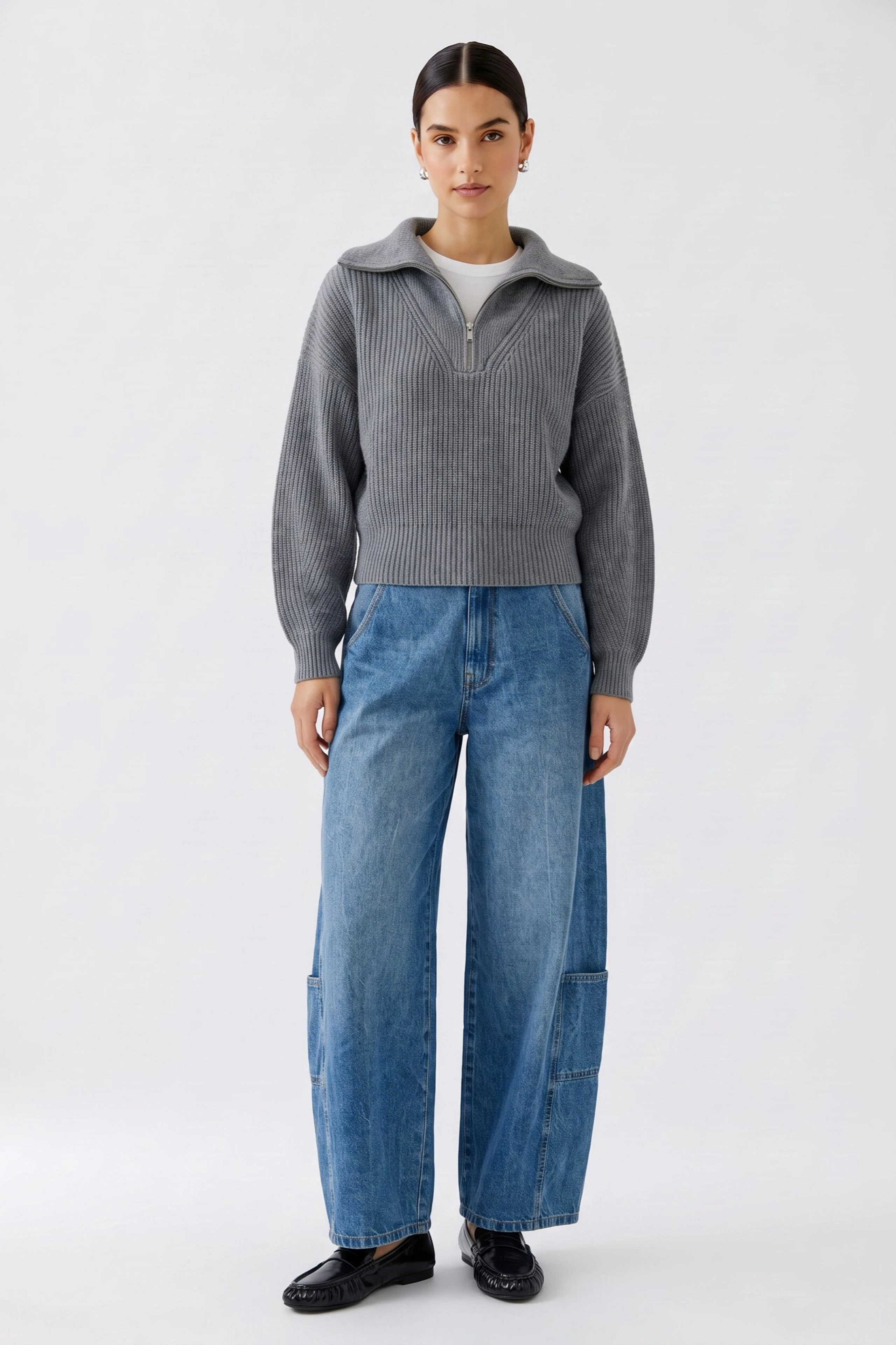 Pullover - light beige mel