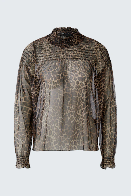 Langarmshirt - camel grey