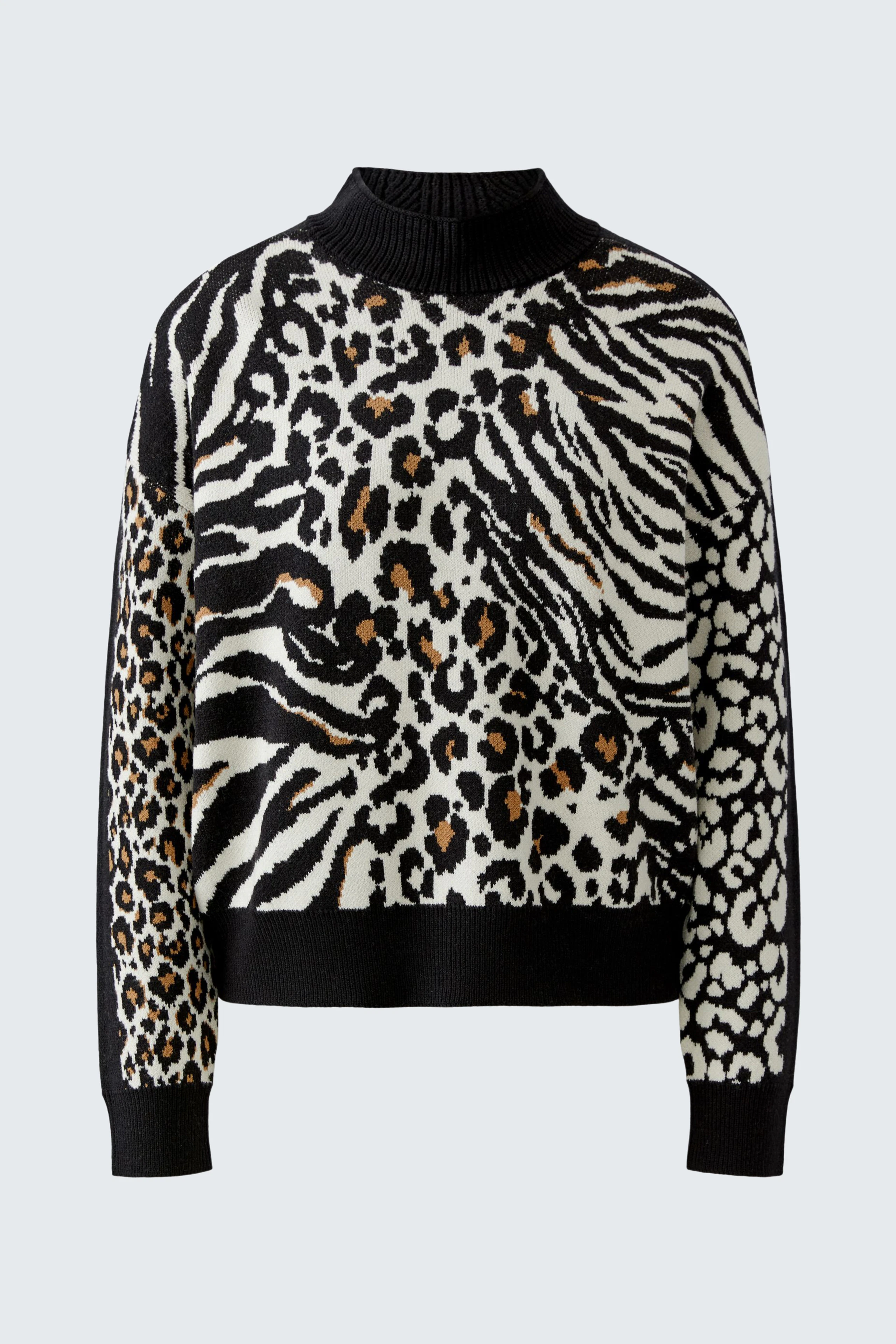 Pullover - black offwhite