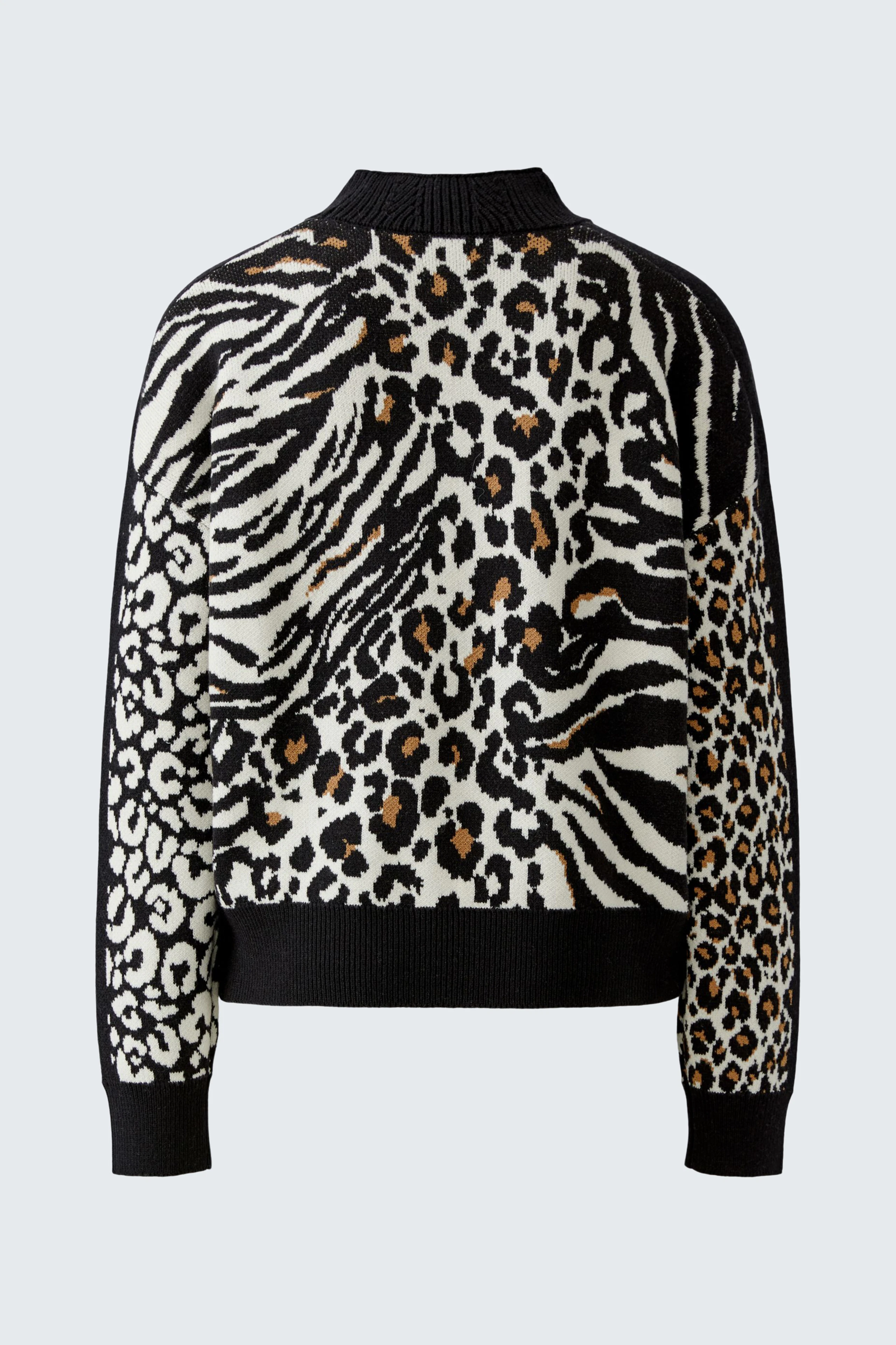 Image 7 of Pullover - black offwhite in black offwhite | Oui
